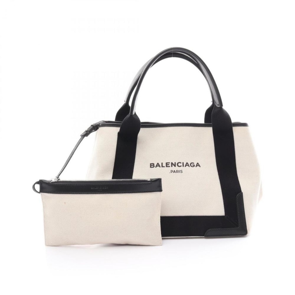 Balenciaga Authentic Tote Bag Set Women’s Cabas Small in Beige and Black